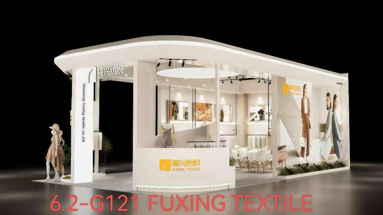Fuxing Textile booth at Intertextile Shanghai, Autumn 2026